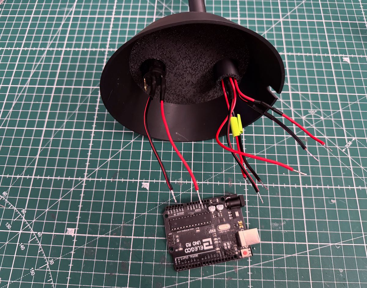 Umsetzung: kompletter Leuchtenkopf